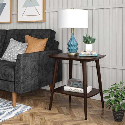 Brittany End Table Walnut Finish