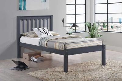 Colton Bed Single Charcoal