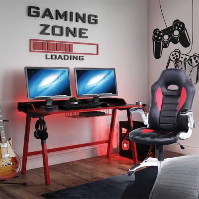 Fuego Gaming Desk Black/Red