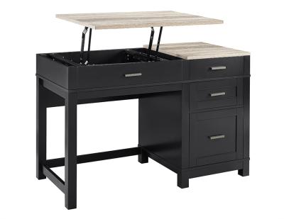 Carver Lift Top Desk Black