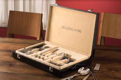 Belleek Occasions 24 Piece Cutlery Set in Wooden Box