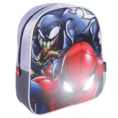 Spiderman Kids 3D Lights Backpack