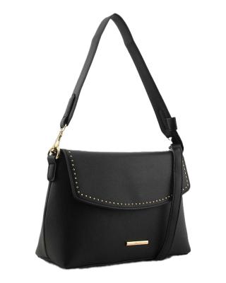 Hampton Kelby F/Over Shoulder Bag Black