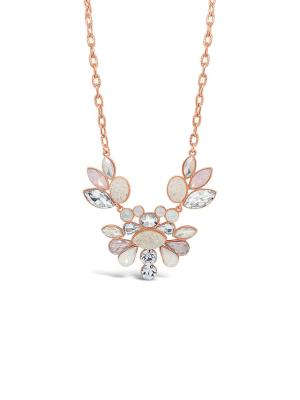 Absolute Blush Crystal Necklace & Earring Set