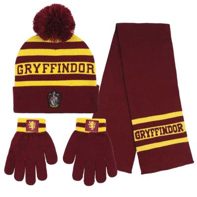 Harry Potter 3 Piece Hat/Scarf/Gloves 4 - 8 Years