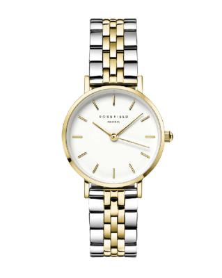 Rosefield The Small Edit Silver Gold Duo Watch