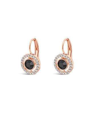 Absolute French Clip Halo Earring - Hematite Rose Gold