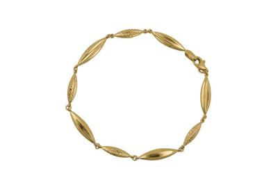 9ct Gold Oblong Bracelet