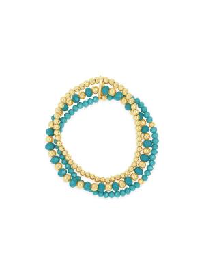 Absolute Bracelet - Turquoise/Gold 