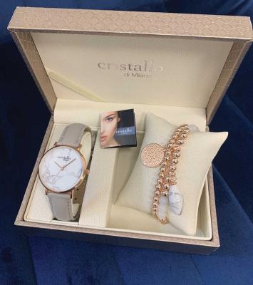 Cristallo Di Milano Watch & Bracelet Set