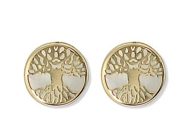 9ct Gold Tree of Life Earrings