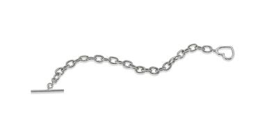 Pure Silver T/Bar Bracelet