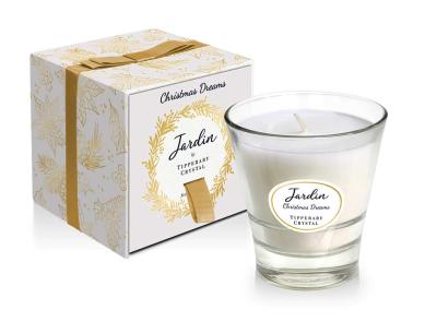 Tipperary Crystal Jardin Collection Christmas Candle - Christmas Dreams