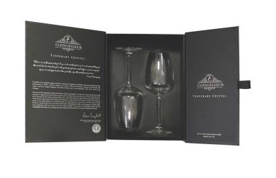Tipperary Crystal Connoisseur Set of 2 Wine Glasses Gift Box