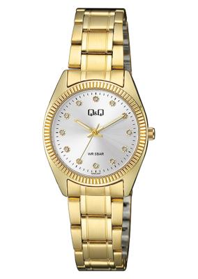 Q&Q Ladies Gold Plated Watch