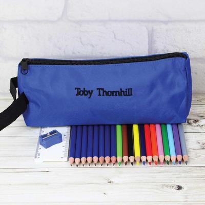 Blue Pencil Case Pers