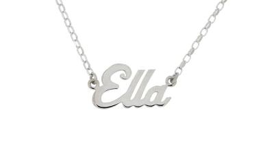 Sterling Silver Name Chain Personalised