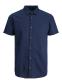 Jack & Jones Summer Short Sleeve Shirt - Navy Blazer