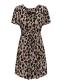 Only Sonja Short Sleeve Dress - Leopard Print