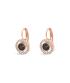 Absolute French Clip Halo Earring - Hematite Rose Gold