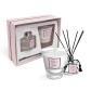 Tipperary Crystal Sweet Pea Candle & Diffuser Folded Card Gift Set