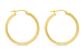 9ct Gold Large Hoop Earrings